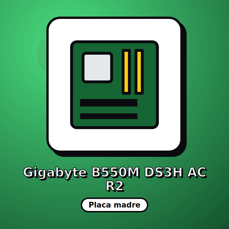 Gigabyte B550M DS3H AC R2