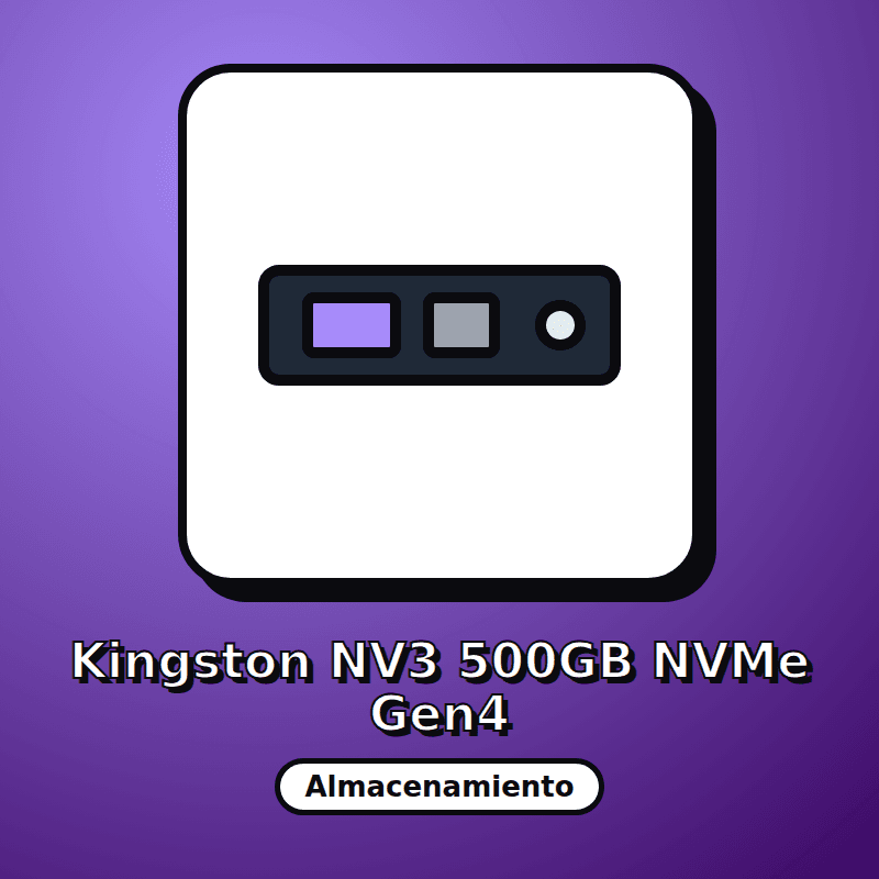 Kingston NV3 500GB NVMe Gen4