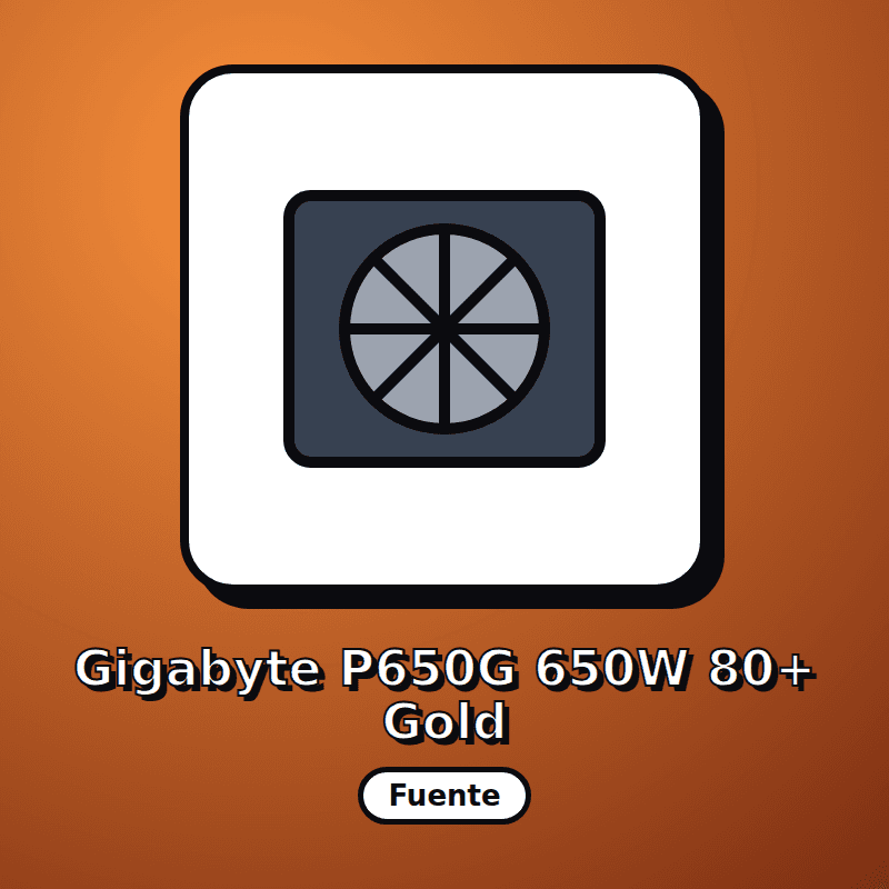 Gigabyte P650G 650W 80+ Gold
