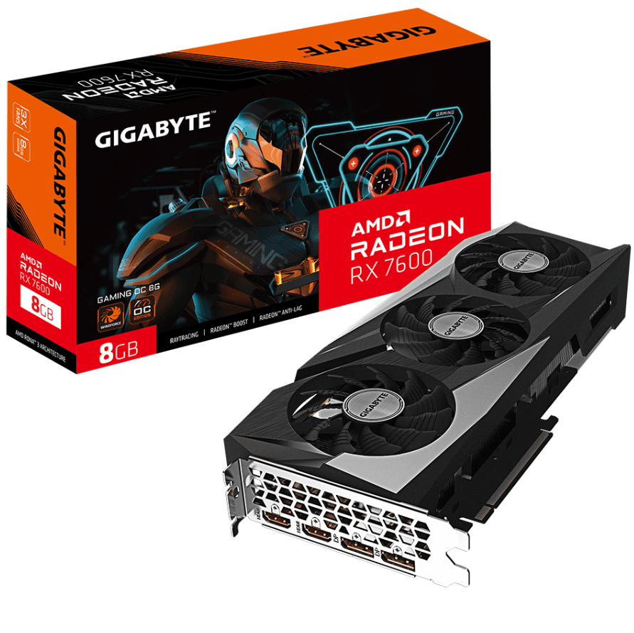 Gigabyte Radeon RX 7600 Gaming OC 8GB