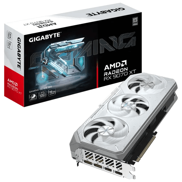 Gigabyte Radeon RX 9070 XT Gaming OC ICE 16GB