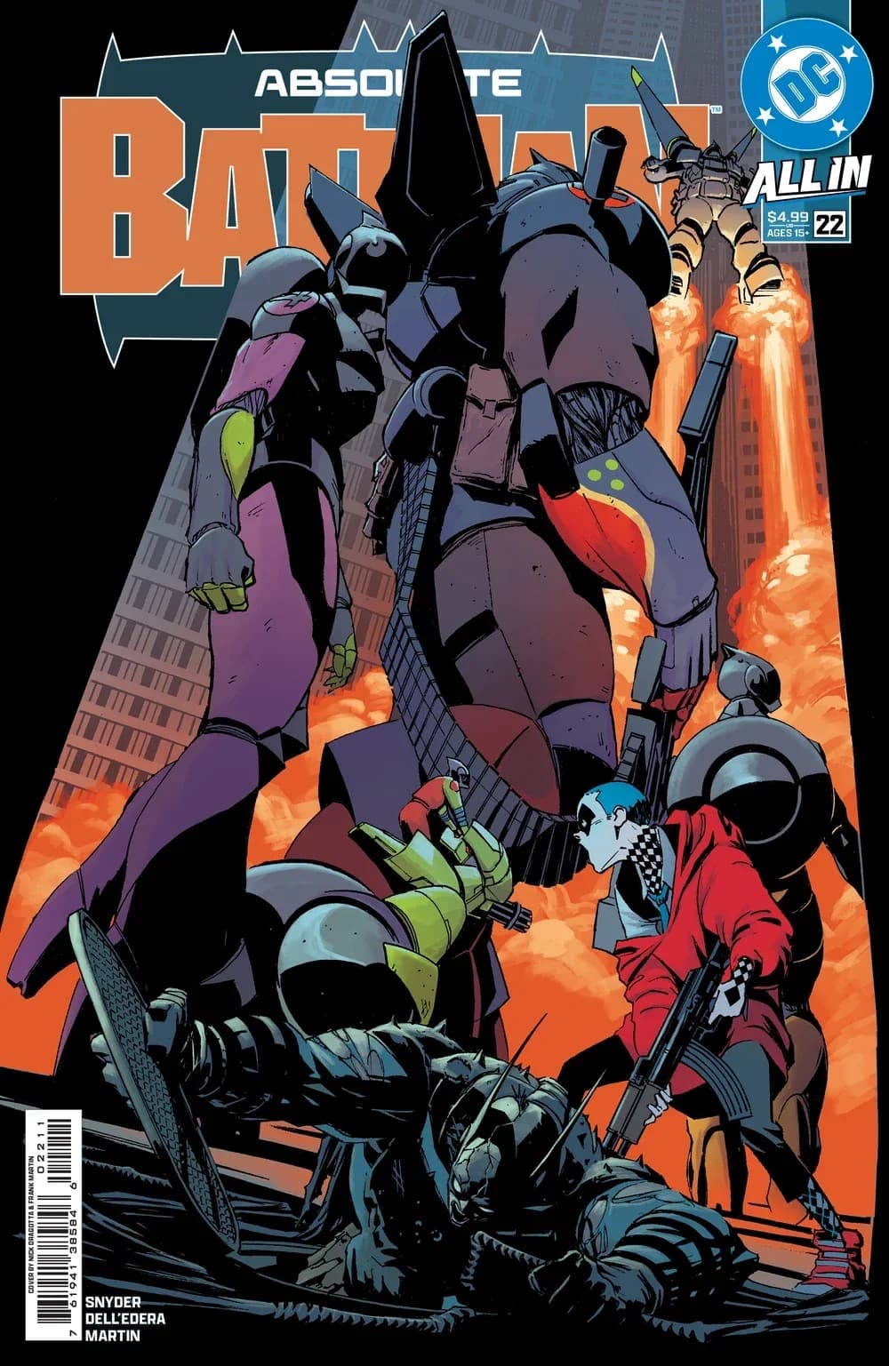 Cómic Absolute Batman #22 — variante foil (2026)